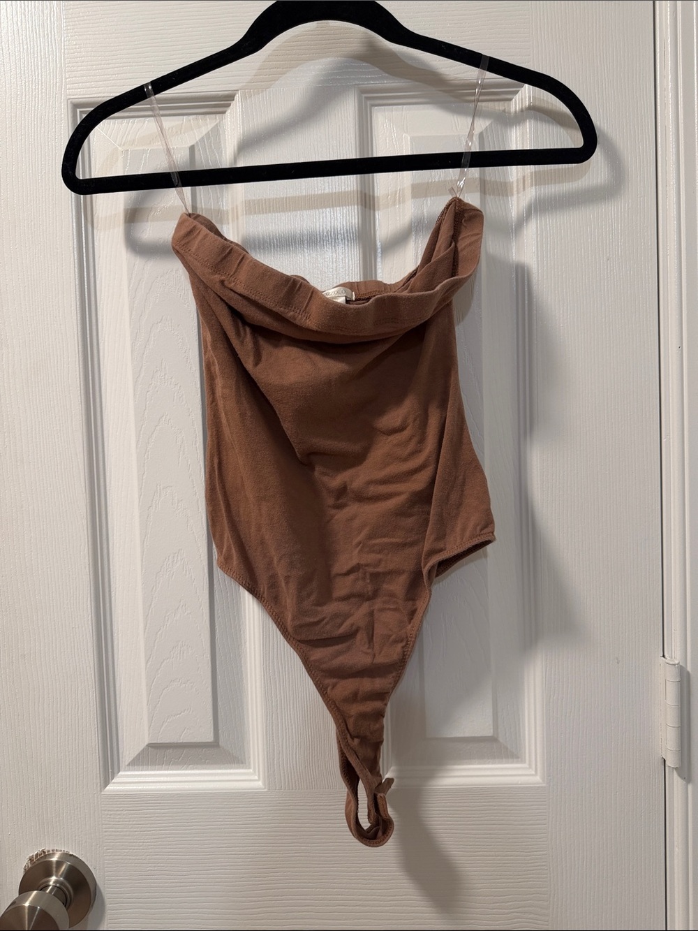 Brown Strapless Bodysuit